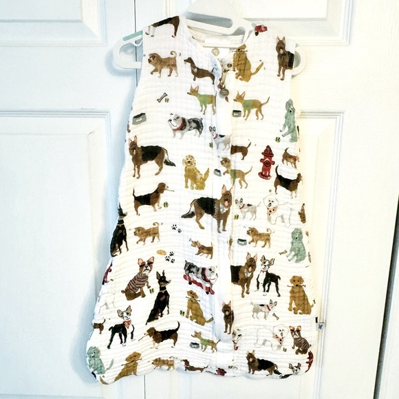 Little Unicorn Cotton Muslin Sleep Bag - Woof - EUC - Size Small - Picture 2 of 8
